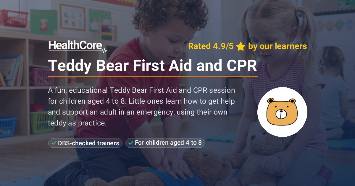 Teddy Bear First Aid in Leicester | HealthCore